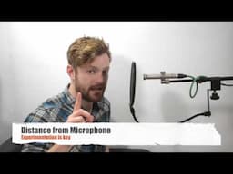 voice over recording microphone placement