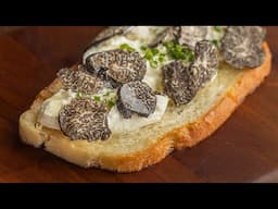 Easy Black Truffle Burrata Toast