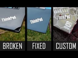 💻 How-To: ThinkPad Broken Corner Repair