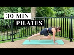 30 MIN FULL BODY PILATES WORKOUT (No Equipment || At-Home Mat Pilates)