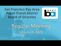 Board of Directors Meeting January 9, 2025