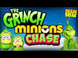 The Grinch's CRAZY EPIC Minion Chase 🟢🍌 | Kids Brain Break