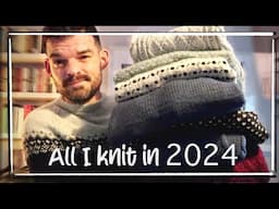 All I knit in 2024 - An Irish Knitting Podcast year knitting wrap up