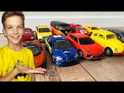 Mark’s adventures with mom’s cars - children's video fun