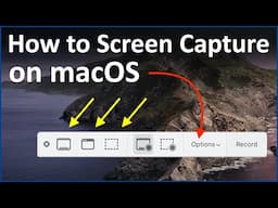 How to make a Mac Screen Capture screenshot