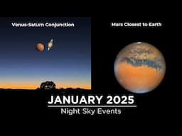 Night Sky Events in January 2025 You Shouldn't Miss | Planet Parade | Meteor Shower | Mars