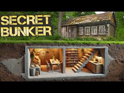 From Start to Finish. The entire process as a whole. Three-year timelapse. Building a Secret Bunker