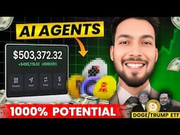 🔥Top 10 Undervalued AI AGENT coins for 100x in 2025 | AI + Memecoin का बड़ा Trend आने वाला है