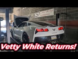 Adding a Dual Mode Exhaust to a NON-Dual Mode C7! Vetty White Returns!