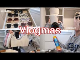 Vlogmas Day 24: Closet Clean-Out Part Two, Decluttering & Organizing My Closet | Gabriella Mortola