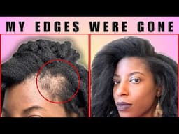 How I GREW BACK my DAMAGED EDGES! 2 MAJOR ANNOUNCEMENTS.