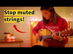 How to STOP MUTING your strings | Guitar Tutorial (4K)