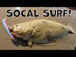 LEGAL HALIBUT was only the beginning... [SoCal Surf Fishing]