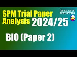 Most Popular Biology Topics In 2024 SPM Trial Papers