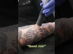 Getting a dark scary tattoo lightened