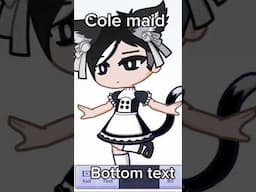 Cole maid can't hurt you, he isn't real #gl2meme #gacha #gachalife2