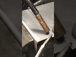 Trick to Lap Welding Sheet Metal #shorts  #autobodyrepair #autobodypaint #welding