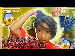 HOW TO REPAIR DAMAGED 4C HAIR | Aryial Symone