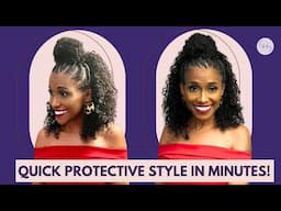 Quick and Easy Protective Style that Won't DAMAGE Your Hair!