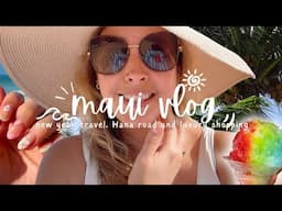 FIRST TRAVEL VLOG OF THE YEAR: HAWAII MAUI🏝️🐠 LUXURY Shopping LOUIS VUITTON x MURAKAMI 🌺 HANA ROAD 🌈