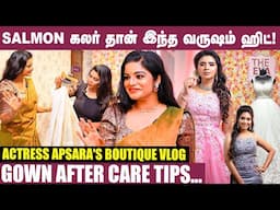 3 நாளில் Wedding White Gown டிசைன் பண்ணிக் கொடுத்திருக்கேன்! - Apsara's Bridal Boutique Interview