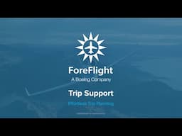 ForeFlight’s Trip Support - Tackling the Challenges of International Trip Planning