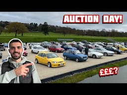 EXPLORING A CLASSIC CAR AUCTION IN WINTER! HAMPSON AUCTIONS