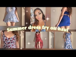 SUMMER DRESS TRY ON HAUL 2022