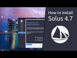 How to install Solus 4.7