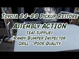 Toyota 84-88 Pickup Paint and Restore - Bumper Grill and Seat - Oh My