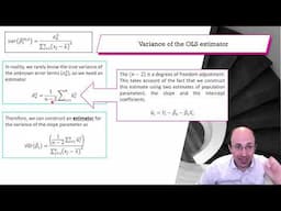 Variance of the OLS estimator part 4