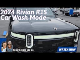 2 Rivian's in the same car wash! | Car wash mode R1S 2024