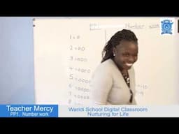 PP1 MATH ACTIVITIES ONLINE LESSON - Teacher Mercy