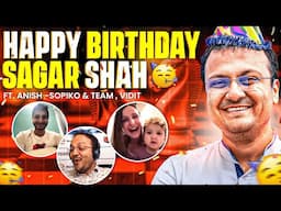 Grand Sagar Shah Birthday Celebrations From Anish -Sopiko & Team ft Vidit