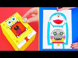 Spongebob Vs FNAF DIY Funny Video