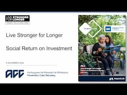 Live Stronger for Longer Social Return on Investment December 2024 webinar