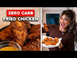 ZERO CARB Crispy Fried Chicken! Low Carb + High Protein