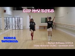 Dip My Toes - Line Dance (Dance Demo)