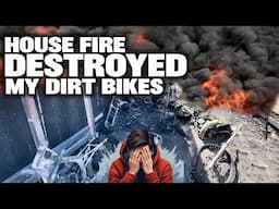 Not the video I ever wanted to make, 6 dirt bike burnt to the ground.