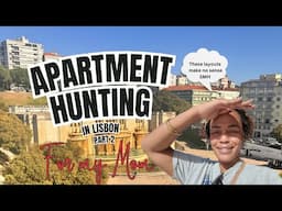 DAY 2 Apartment Hunting in Lisbon | Rental Cost, Location & Housing Market #lisbon #househunting