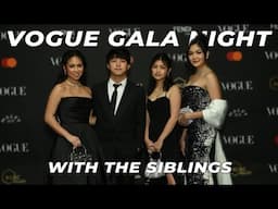 Vogue Gala Night with siblings  | Nina Stephanie