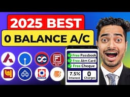 Best Zero Balance Bank Account Opening Online | 0 Balance Account Opening Online | Zero Balance Bank