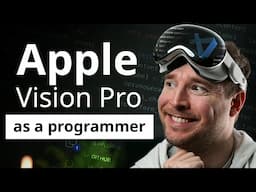 I tried the Apple Vision Pro as a Developer - VS Code in VR!