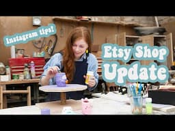 4 MONTH ETSY SHOP UPDATE | Instagram Hacks and Tips for Selling Your Art on Etsy