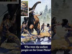 The First People on the Great Plains #shorts  #ancienthistory #clovis #greatplains