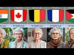 Elderly Women Face Shapes From Different Countries