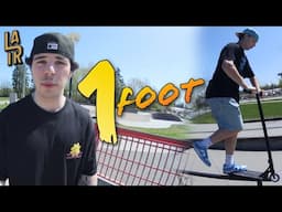 1 FOOT GAME OF SCOOT! | Jadis VS Jared