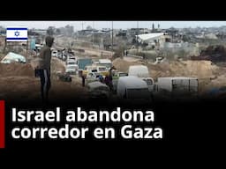 ISRAEL completó retirada clave en FRANJA de GAZA | Gestión