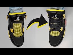 How to tie shoelaces in sneakers in cool way | Lacing Jordan Styles