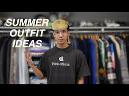 SIMPLE outfits for the summer (vintage + streetwear)